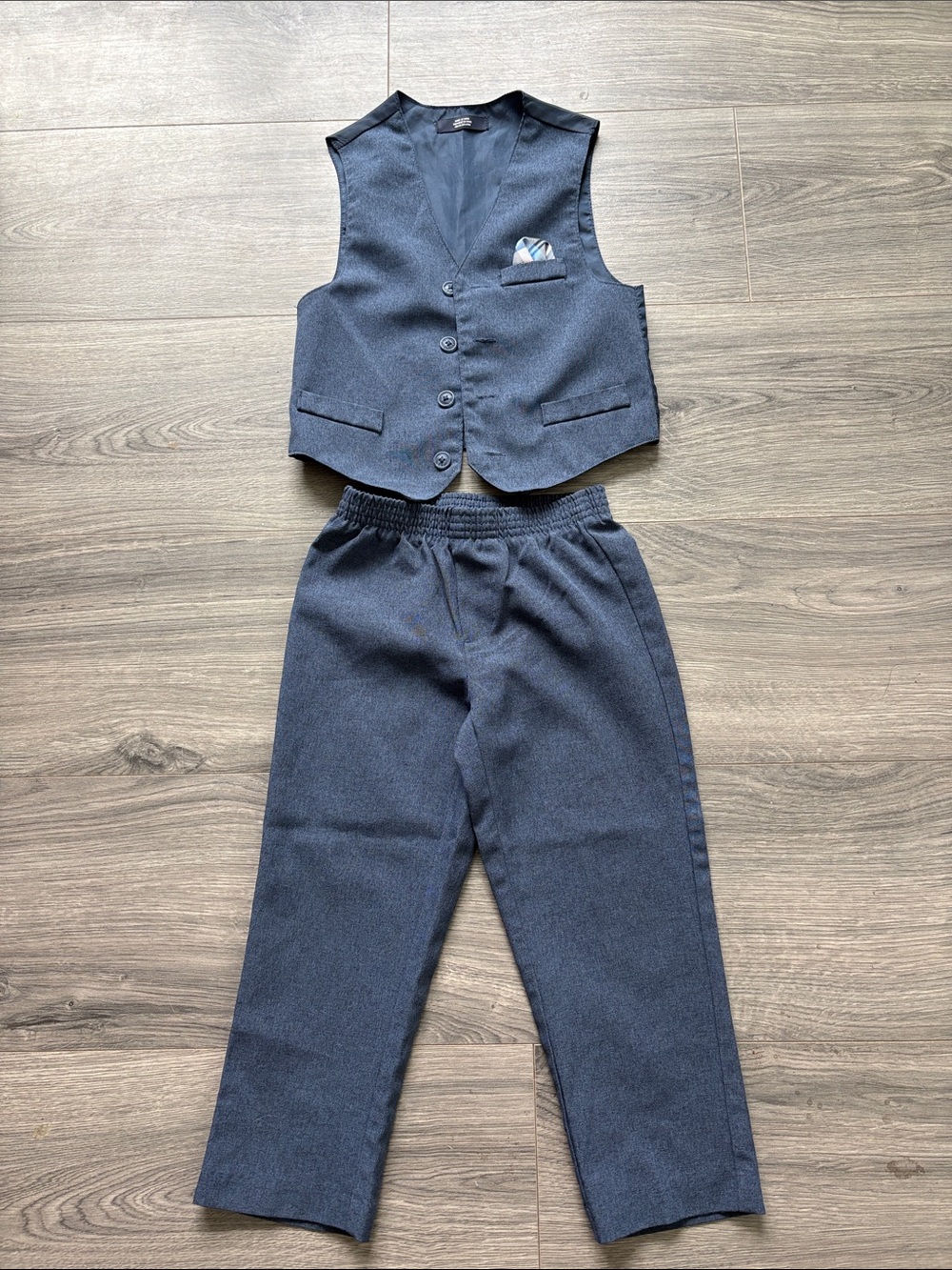 Nautica Boys 2-Piece Dress Vest & Pants Set | Size 4 | Navy